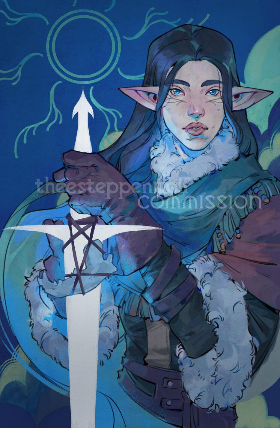 halfbody rendered lineart halfbody rendered lineart